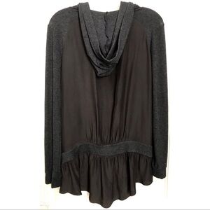 ✅ NWT Revolve Heather Silk Jersey Hoodie full zipper